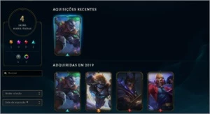 Conta League of Legends Unranked nivel 38, 4 skins, 27 champ LOL