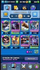 Conta clash royale e clash of clans