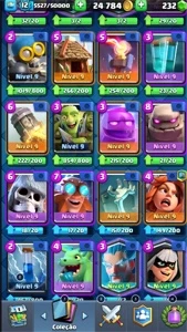 Conta clash royale e clash of clans