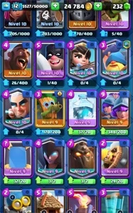 Conta clash royale e clash of clans