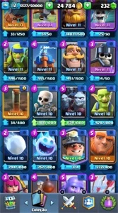 Conta clash royale e clash of clans