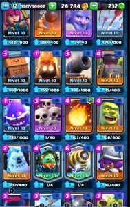 Conta clash royale e clash of clans