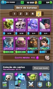 CLASH ROYALE NIVEL 9 ARENA 9 (2 LENDARIAS) + TROCA DE NOME