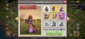 Cv 15 semi full com bastante skin - Clash of Clans