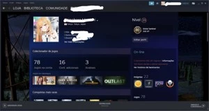 Conta Steam 9 anos Com VAC BAN lvl 26