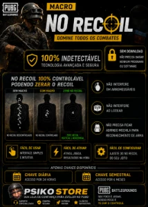 🎯 Macro Zero Recoil Pubg Battleground 🎯 Psikostore 🔥 - Outros