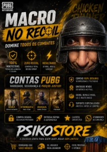 🎯 Macro Zero Recoil Pubg Battleground 🎯 Psikostore 🔥 - Outros