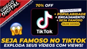 [Promoção] 300MIL Visualizações TIKTOK por apenas R$14,99 - Social Media