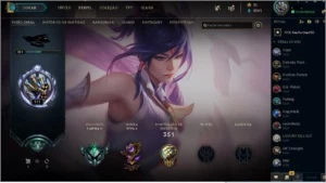 Conta LOL PLat 2 37 skins 107 champ - League of Legends