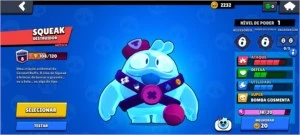 conta básica brawl stars 4000 troféus shelly estelar