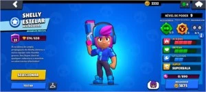 conta básica brawl stars 4000 troféus shelly estelar