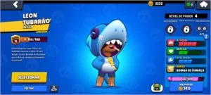 conta básica brawl stars 4000 troféus shelly estelar
