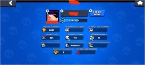 conta básica brawl stars 4000 troféus shelly estelar