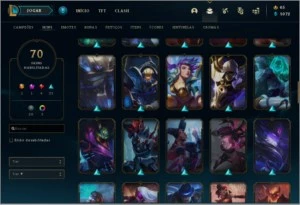 CONTA LOL • OURO I • NIVEL 162 • 70 SKINS • 111 CHAMPIONS • - League of Legends