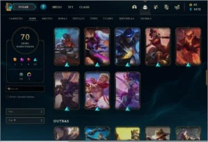 CONTA LOL • OURO I • NIVEL 162 • 70 SKINS • 111 CHAMPIONS • - League of Legends