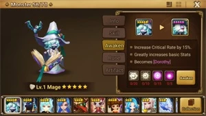 Reroll Summoners War lvl10 Mage Light - Dorothy