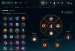 Conta Unranked com TODOS os champs e 594 Skins + 7 Miticas - League of Legends LOL