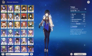 Ar57 Zong C1+Bis Ganyu+Bis Yelan Miko Alhaitham +4 Arcontes - Genshin Impact