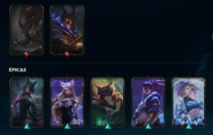Conta Lol, 290 skins, Todas Ultimate, 7 Skins prestigio - League of Legends