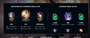 Conta Lol, 290 skins, Todas Ultimate, 7 Skins prestigio - League of Legends
