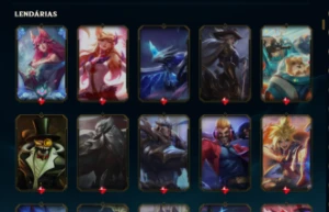 Conta Lol, 290 skins, Todas Ultimate, 7 Skins prestigio - League of Legends