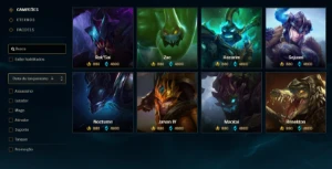 Conta Lol, 290 skins, Todas Ultimate, 7 Skins prestigio - League of Legends
