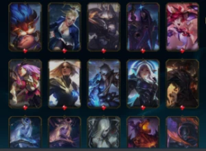 Conta Lol, 290 skins, Todas Ultimate, 7 Skins prestigio - League of Legends