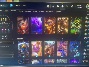 Conta Gold 4, 145 skins ACESSO TOTAL - League of Legends LOL