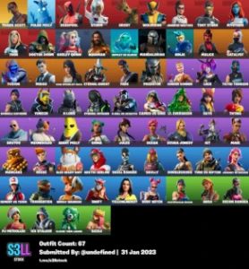 Conta Fortnite Travis Scott Com 3 Skins Exclusivas