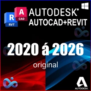Autocad Revit 3ds max civil 3d fusion maya  Original 3 anos