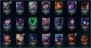 CONTA LOL BORDA DE PLATINA E MAIN SUP - League of Legends