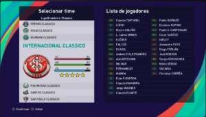 Pes2021 - Option File Legends/Classic Brasileirão Ps4/Ps5/Pc - eFootball PES