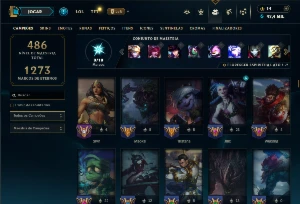 Conta prata 4 TODOS os Champs e 138 Skins ( JG / ADC ) - League of Legends LOL