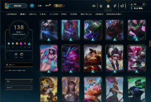 Conta prata 4 TODOS os Champs e 138 Skins ( JG / ADC ) - League of Legends LOL