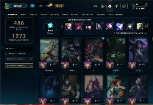 Conta prata 4 TODOS os Champs e 138 Skins ( JG / ADC ) - League of Legends LOL