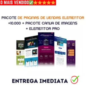 Mega Pack 10.000 Landing Pages + Elementor Pro + Pack - Outros