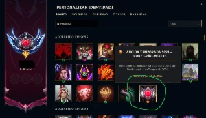 Conta Grão Mestre Season 2024 - 180 Skins - Diamante 2 - League of Legends LOL