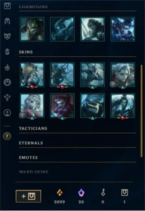 Conta Platina 4 - League of Legends LOL