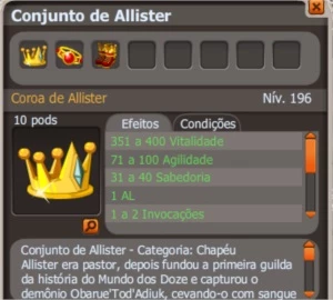 Set Allister completo SPIRITIA) - Dofus
