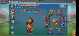 Conta 153M de Poder Lords Mobile