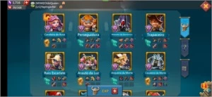 Conta 153M de Poder Lords Mobile