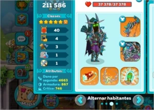 Vendo conta Hustle Castle Trono 6 Top - Impressão 3D e STL