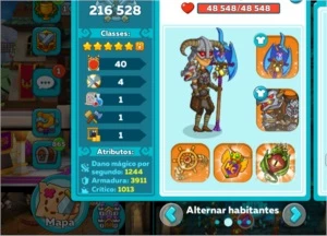 Vendo conta Hustle Castle Trono 6 Top - Impressão 3D e STL