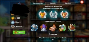 Vendo conta Hustle Castle Trono 6 Top - Impressão 3D e STL