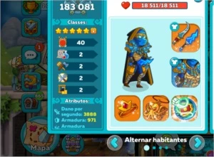 Vendo conta Hustle Castle Trono 6 Top - Impressão 3D e STL