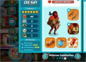 Vendo conta Hustle Castle Trono 6 Top - Impressão 3D e STL