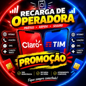 Venda De Recarga Claro E Tim Promoção! - Outros