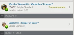Conta Blizzard com WoW + Warlords of Draenor + Diablo III