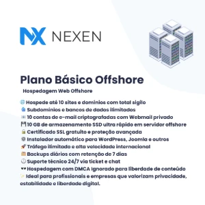 Plano Básico — Hospedagem de Sites Offshore - Outros