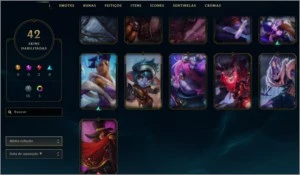 Conta Lague of legende platina V - League of Legends LOL